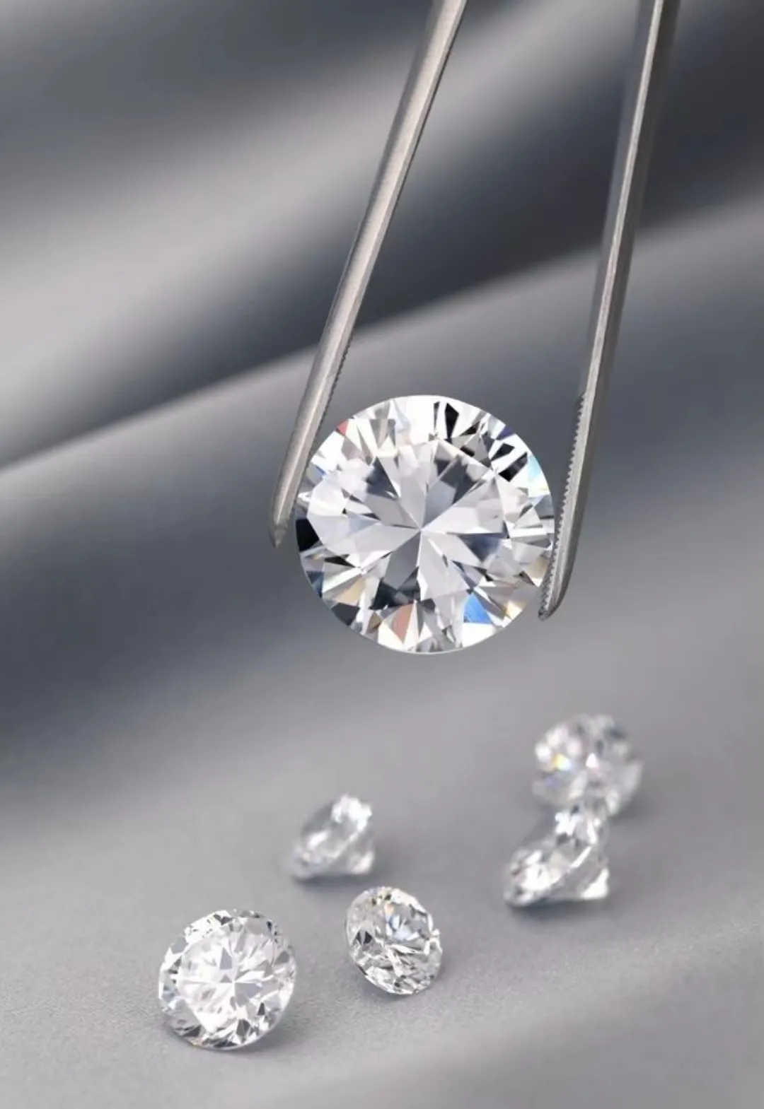 Atacado HPHT 1-10 quilates diamantes cultivados em laboratório GIA & IGI Certified forma de esmeralda para joias