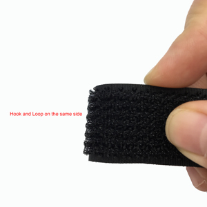 2022 New Product Easy Wrapping Two-in-One Fastening Strap <strong>Hook</strong> and <strong>Loop</strong> Tape <strong>on</strong> the <strong>Same</strong> <strong>Side</strong> for Household Using - Product Image 2
