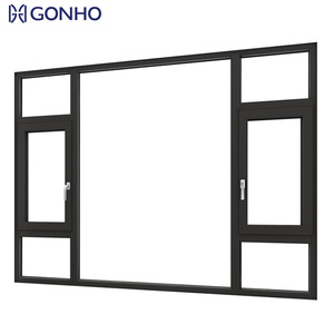 GONHO Heat Sound UV Protection Insulation Aluminum <strong>Frame</strong> <strong>Sash</strong> Casement System Window for Houses Seal the Balcony - Product Image 6