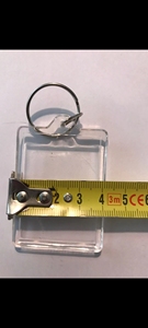 促销圆形定制空白亚克力框架钥匙扣 - Product Image 4