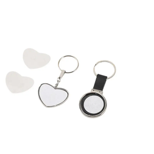 Dayanıklı Mini fotoğraf resim görüntüleyici anahtarlıklar özel Logo dikdörtgen alüminyum Transfer boşlukları Metal anahtarlıklar yapılan çinko alaşım - Product Image 5