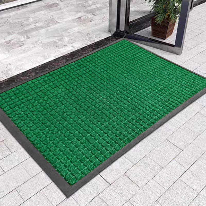 Small checkered pattern - green
