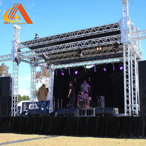 Giá rẻ giá vuông cấu trúc âm thanh Trọng lượng nhẹ mái Loa sân khấu Backdrop nhôm chiếu sáng giàn hệ thống