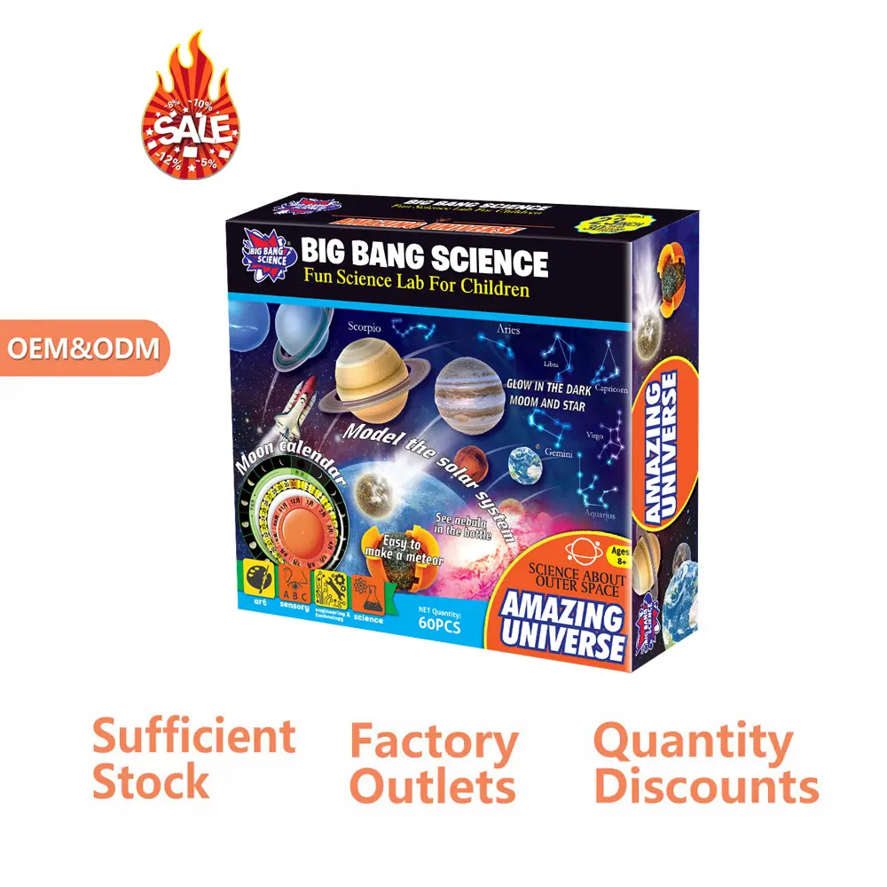 Kit de ciencia hecho a mano para niños, juguetes novedosos de BIG BANG SCIENCE fun, a la venta