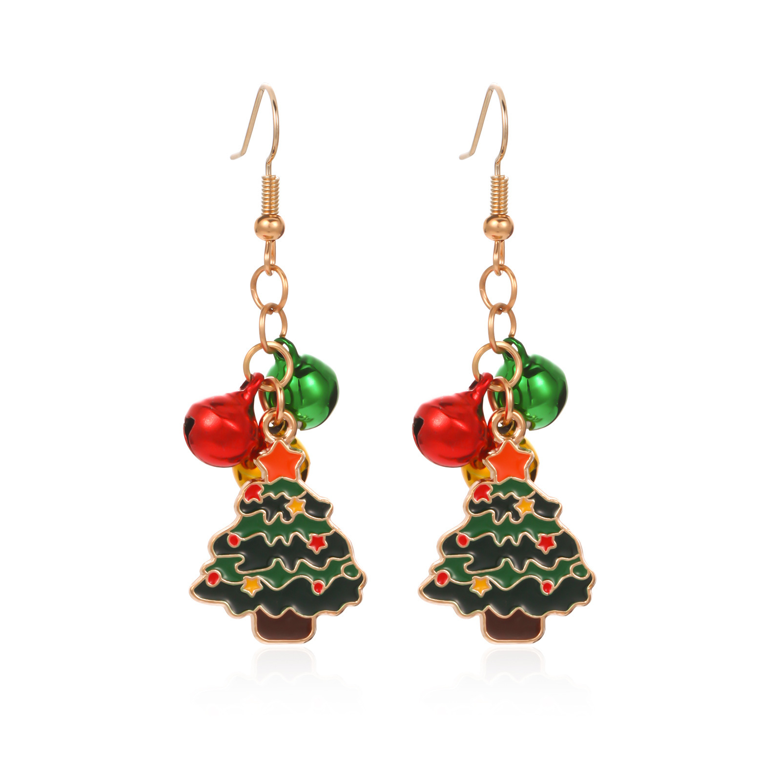 11.Pendientes de campana para árbol de Navidad