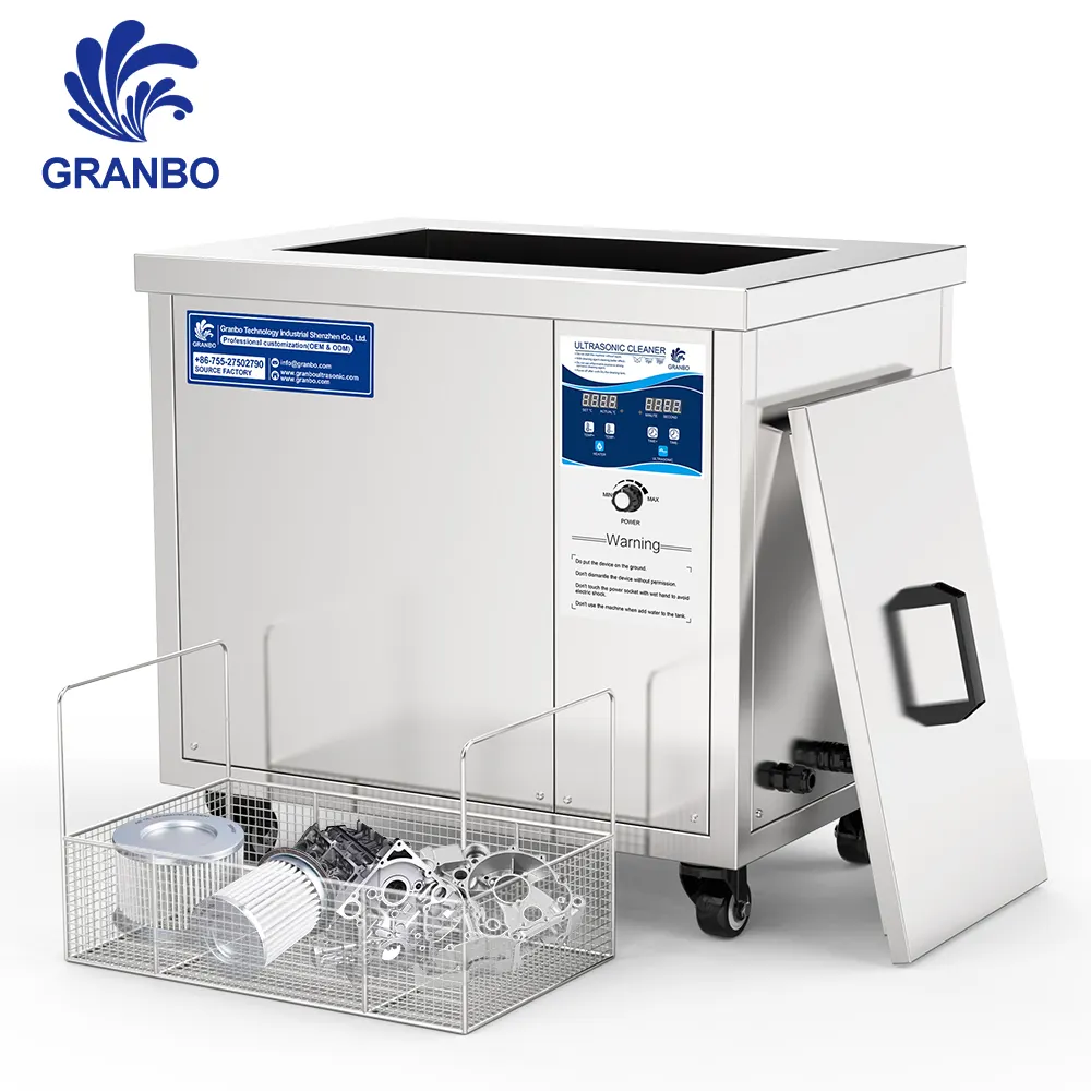 Granbo Industrial ultrasonic cleaner for engine block carbon cylinder head carburetor turbocharger DPF cleaning machine