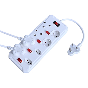 South Africa Standards OEM ODM 1 Switches 8 Outlets <strong>Extension</strong> <strong>Socket</strong> Multi Plug <strong>Extension</strong> Cord Power <strong>Socket</strong> - Product Image 1
