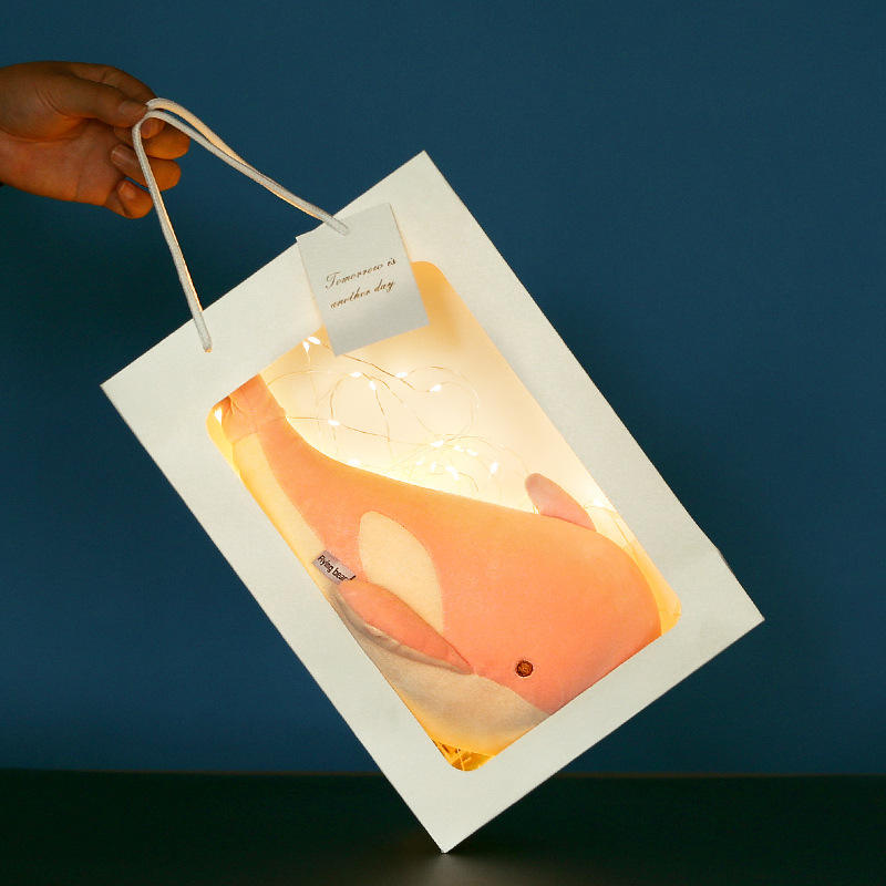 Tira de luces LED para bolsa de regalo con control remoto.