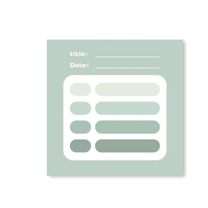 Wholesale <strong>Custom</strong> <strong>Printed</strong> Memo Pad <strong>Sticky</strong> <strong>Notes</strong> for Stationery - Product Image 6