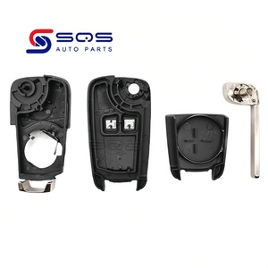 SQS高品質工場カスタマイズ車両キー2ボタンHU100ブレードキーシボレークルーズカーキーシェル用ブランクシェル - Product Image 2
