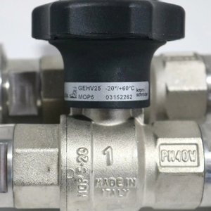 Kromschroderパイプ継手流れ調整バルブグローブバルブKNOBバタフライバルブ1/2インレット径GEHV15 - Product Image 3