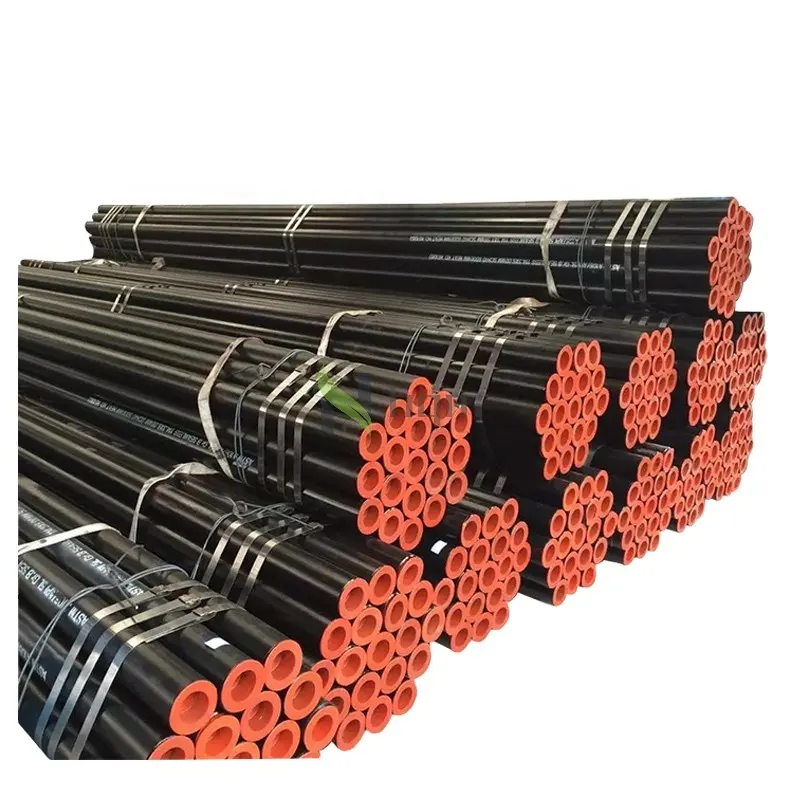 China 4 6 12 pollici SCH 40 80 tubo in acciaio al carbonio nero tubo in acciaio