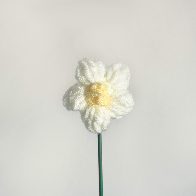 ดอกไม้พัฟสีขาว