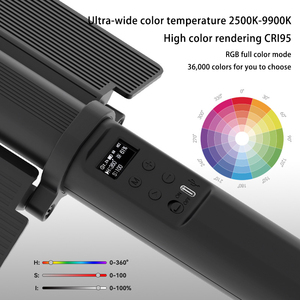 LIYADI <strong>C2</strong> RGB Full Color 24W High Power <strong>LED</strong> Stick Light Handheld Photographic Lighting Fill Fill Light - Product Image 5