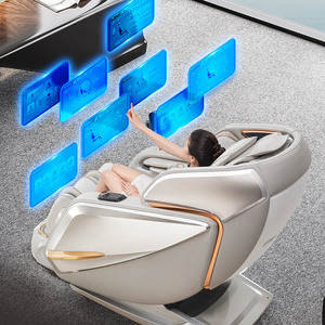 Tam vücut Shiatsu masaj koltuğu ile lomber ısı ve yerden tasarruf tasarımı, küçük daireler için Ideal-lüks masaj koltuğu - Product Image 5