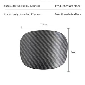 Chuyên nghiệp dành cho người lớn trẻ em bóng đá thể thao bảo vệ ống chân sợi carbon nhỏ chèn PU thiết bị bảo vệ phổ phù hợp không có đóng cửa - Product Image 3