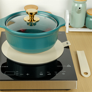 Thép không gỉ nhiệt khuếch tán cảm ứng HOB Bếp Nấu Ăn chuyển đổi đĩa cảm ứng Adapter tấm với có thể tháo rời xử lý - Product Image 3
