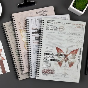 Cuaderno de papel con gráfico A4 personalizable, Organizador en espiral de cuero de tapa dura y cubierta de PU en cuaderno de tamaños A6 B5 embalado en caja - Product Image 4