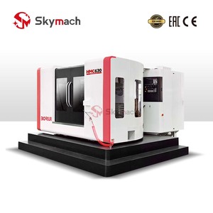 เครื่องเปลี่ยนเครื่องมืออัตโนมัติ4แกนระบบควบคุม HMC630 CNC แนวนอนศูนย์เครื่องจักรใหม่