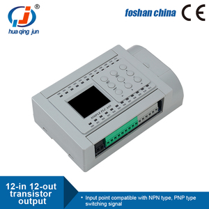 Huaqingjun 12DI 12DO Transistor uscita PLC Software DC24V controllore logico programmabile per elettrovalvole - Product Image 5