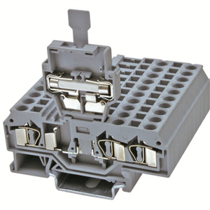 <strong>Push</strong> in <strong>Terminal</strong> Wire Connector Combined <strong>Push</strong> in <strong>Spring</strong> Quick Wiring Din Rail <strong>Terminal</strong> <strong>Block</strong> - Product Image 1