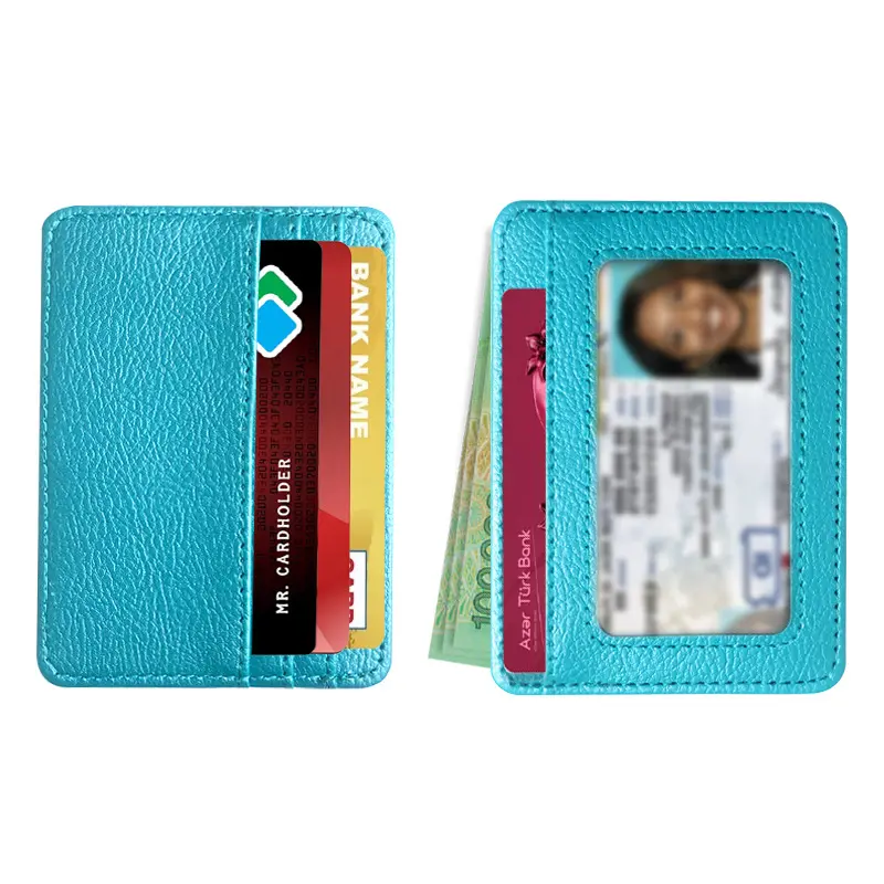 Портфели для кредитных карт из искусственной кожи
