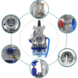 Màu chính và màu xanh trong suốt CNC thấp Bìa pwk 24 26 28 30 32 34 mm hon Da Mi Kuni Ya Maha kei hin xe máy bộ chế hòa khí - Product Image 2