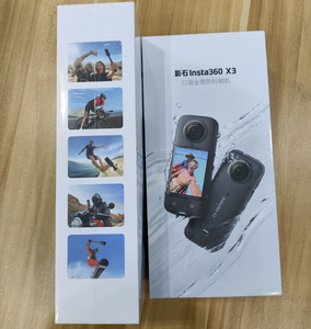 オリジナルの小型4KVlogビデオアクションカメラX2実行時間81分Insta360X3カメラ