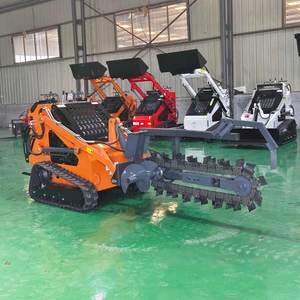 Euro 5 Ce Epa macchine ingegneristiche tipo Standing 360kg 460kg binario pattino sterzo caricatore con accessori
