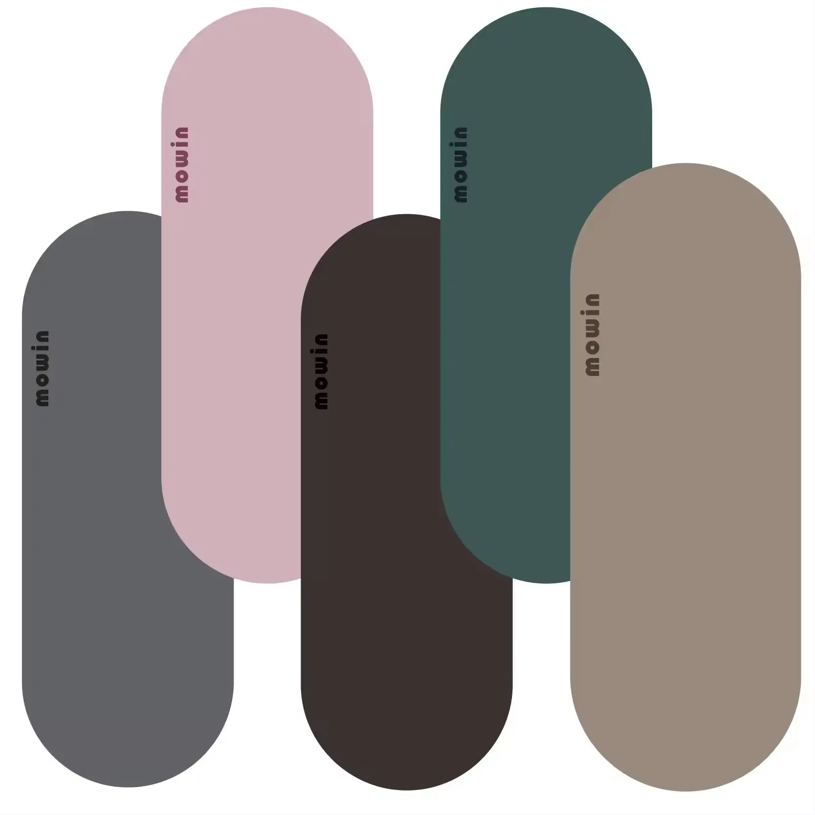 MOWIN individuelles Logo bedruckt PU klebrig umweltfreundlich extra groß Reisen rund oval Yoga-Matte 4 mm 5 mm, rutschfest EU-Yoga-Matte