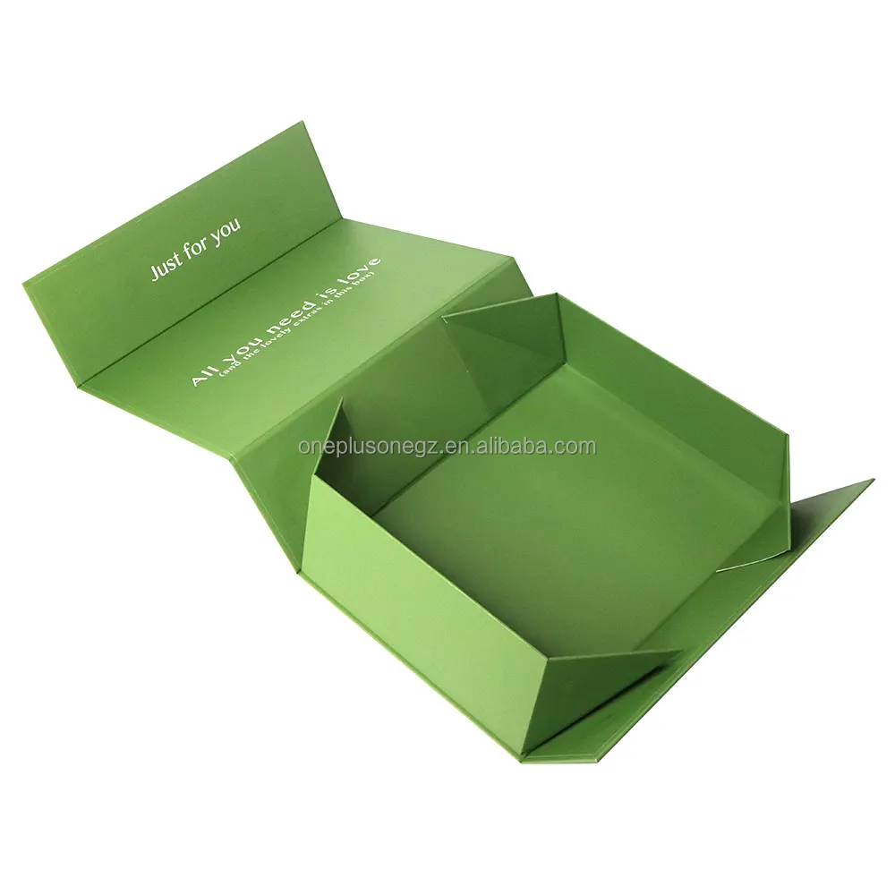 사용자 정의 로고 접는 럭셔리 단단한 판지 포장 케이스 플랫 포장 금박 마그네틱 책 모양 상자