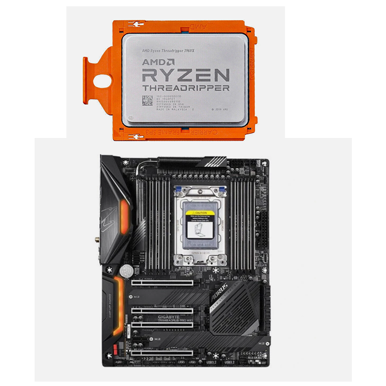 Gigayte TRX40 Aorus Pro WiFi Motherboard with 3960X
