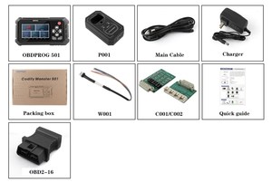 OBDPROG 501 OBD2 programmatore chiave Auto Key Master EEPROM codice Pin Immo strumenti diagnostici remoti programmazione chiave versione USA - Product Image 3