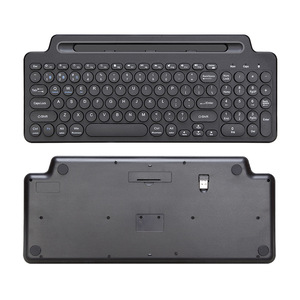 Teclado inalámbrico multifunción OEM de tres modos con ranura para tarjeta Teclado para tableta Teclado trackpad inteligente