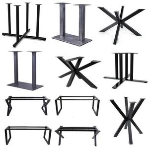 Bảng căn cứ công nghiệp hiện đại Vòng nhà hàng x Chân thép đúc khung sắt Cà phê ăn uống kim loại bảng căn cứ cho bảng - Product Image 1