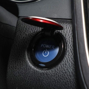 Car Accessories One-click Decoration Sticker Car <strong>Start</strong> Stop Engine <strong>Push</strong> <strong>Button</strong> Protective Cover for Captain - Product Image 3