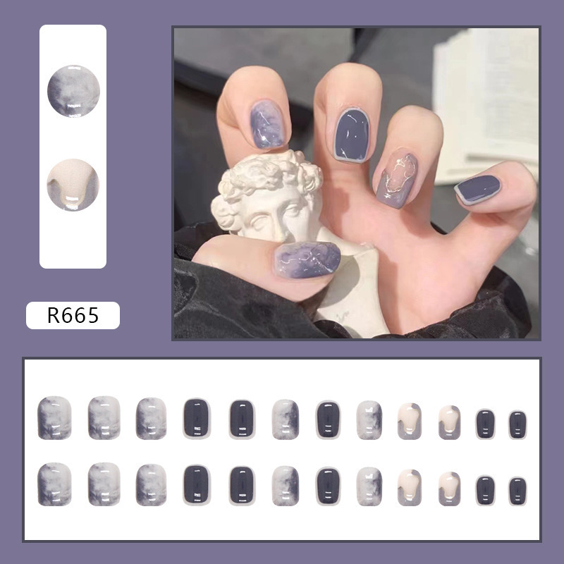 อาร์665 สีฟ้าหมอกธารน้ำแข็ง-กาว