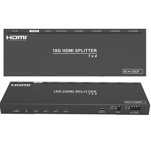 Divisor amplificado HDMI de 4 puertos (video/audio) 4K x 2K @ 60Hz 4:4:4 HDCP2.2 para sistema de cine en casa - Product Image 6