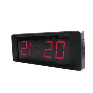 Mini orologio da 1 pollice programmabile a 4 cifre con conto alla rovescia digitale conto alla rovescia orologio da parete con telecomando - Product Image 1