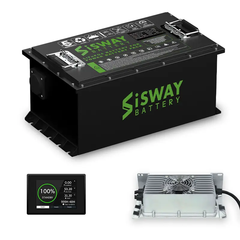 I-SWAY High Performance Golf Cart rechargeable 48V 105Ah 150Ah LiFePO4 lithium Li-Ion Battery Pack for EZGO Club Car