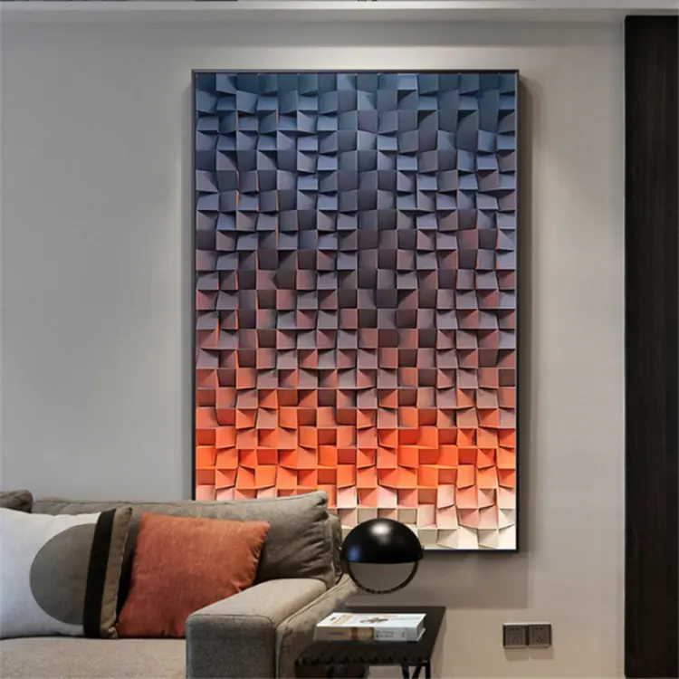 Декор 3d массивная сосновая деревянная мозаика с рамкой ручной работы инкрустированная физическая живопись настенное искусство