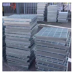 Durable Outdoor Trench Cover <strong>Steel</strong> <strong>Grating</strong> Galvanized Gutter Cover Anti-Corrosion for Building