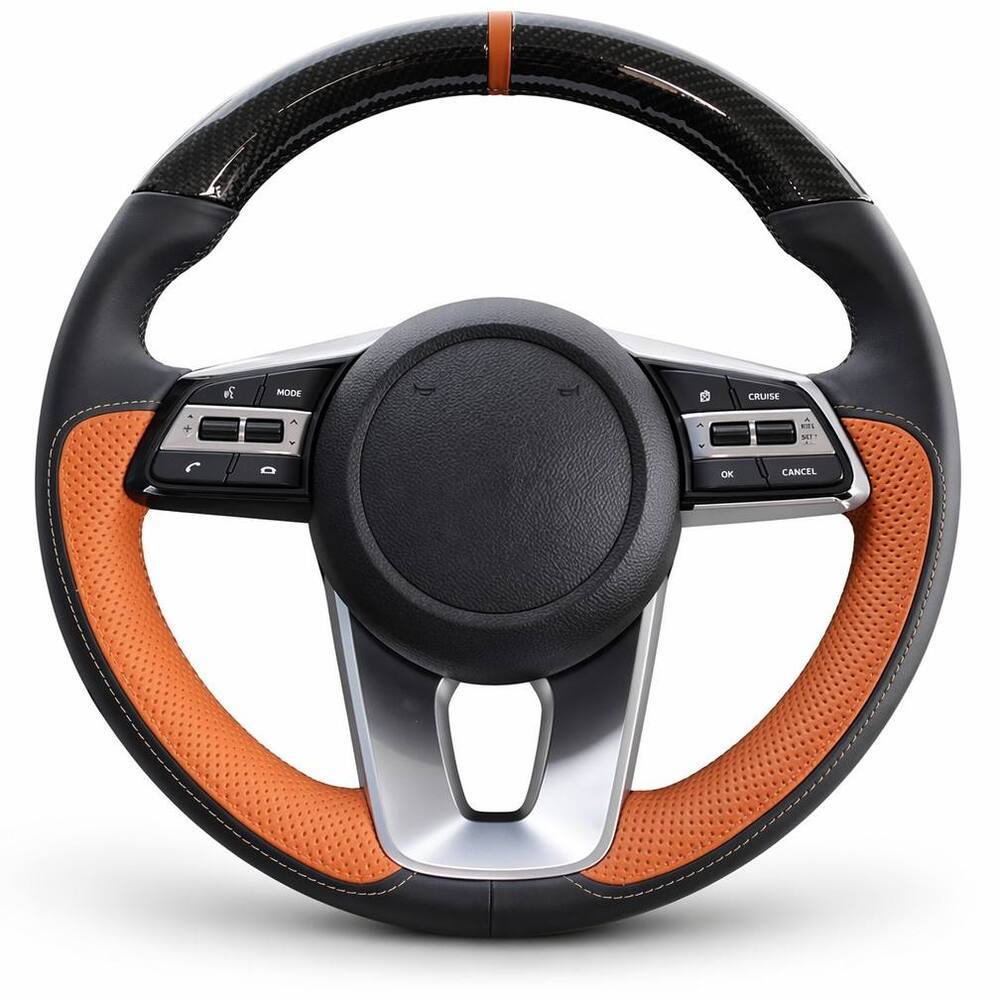 Black-Orange-Microfiber & Carbon Fiber