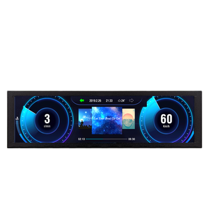 Pantalla LCD de 8,8 pulgadas de largo, computadora/monitor de pantalla secundaria de monitoreo en tiempo real, AIDA64, estuche de bricolaje - Product Image 1