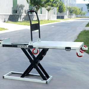 Electric Lift Truck with Built-in <strong>Loading</strong> and <strong>Unloading</strong> Scissor Lift <strong>Platform</strong> Mobile Hand-pushed Flatbed Cart
