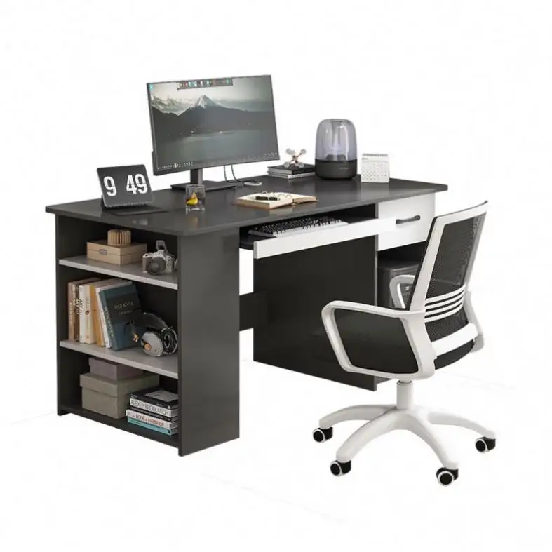 2023 Suessen precio de fábrica escritorio Simple diseño moderno muebles de oficina escritorio mesa de oficina con estante