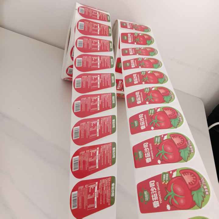 Food Labels Stickers Labels for Packaging Customized Label Sticker