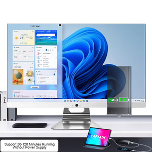 24 "Core All-in-One PC CPU I5 5200u Monoblock Computadora 8GB RAM 256GB SSD OEM AIO Computadora All in One PC con batería UPS - Product Image 2