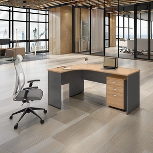 Mesa de ordenador para estudio en casa, diseño de dimensiones largas, mesa de ordenador para oficina sin armario - Product Image 2