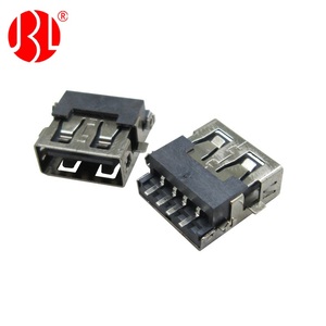 Bilgisayar arayüzü için USB dişi dik açı Smt platin 3.5mm Usb a 4pin dişi konnektör - Product Image 4